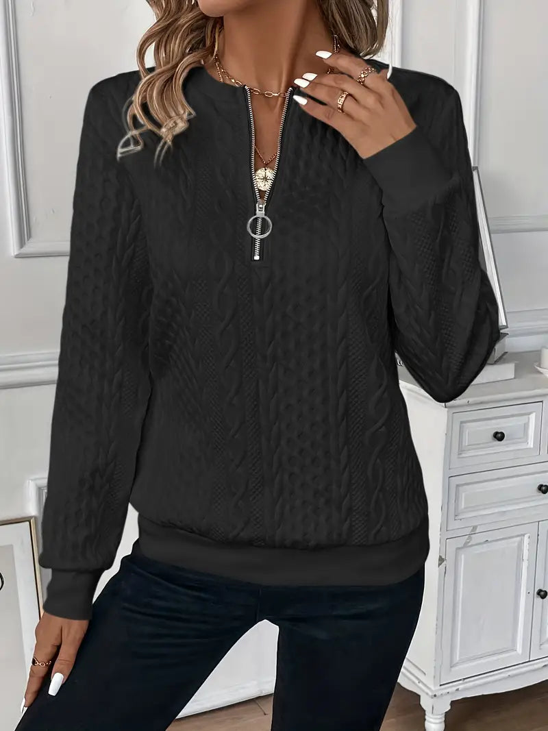 Clara - Zipped Stylish Sweater