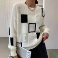 Liora - Cozy Geometric Sweater