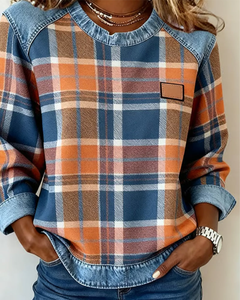 Rinae - Rustic Plaid Top