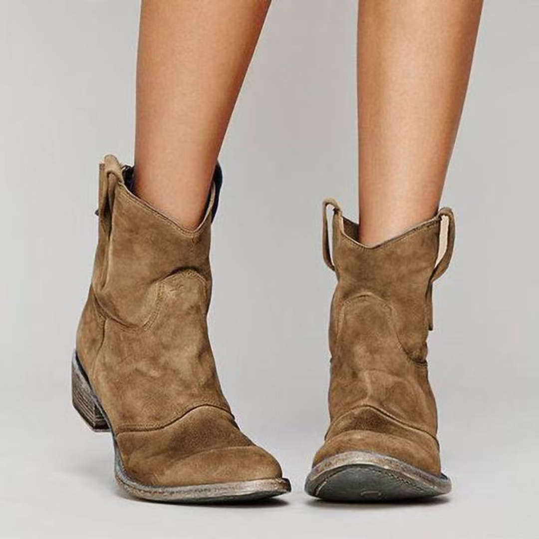 Courtney | Chic Suede Ankle Boots
