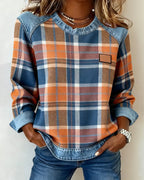 Rinae - Rustic Plaid Top
