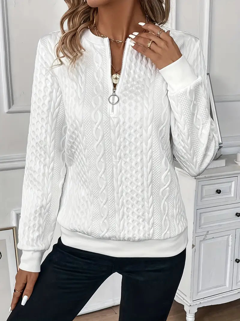 Clara - Zipped Stylish Sweater