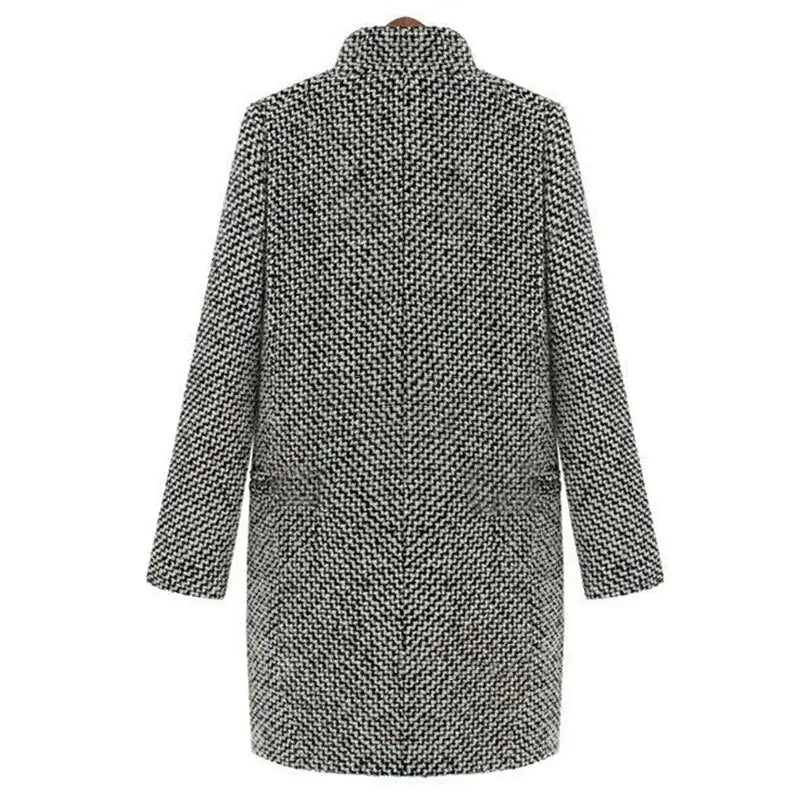 Victoria - Timeless Houndstooth Blazer