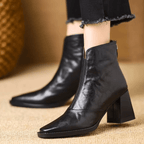 Indigo | Luxury Ankle Boots with Medium Heel
